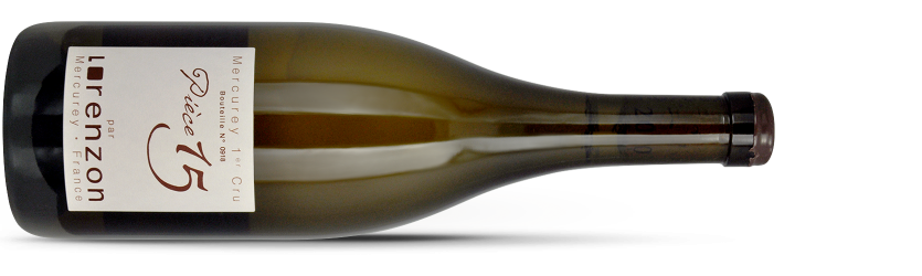 Bruno LORENZON, Mercurey 1er cru blanc "PIECE N° XV" 2021