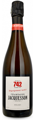 Champagne JACQUESSON 742 DT - extra-brut dégorgement tardif