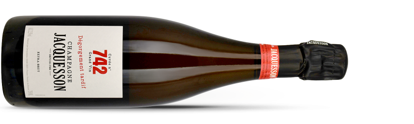Champagne JACQUESSON 742 DT - extra-brut dégorgement tardif