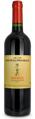 Château PRADEAUX, Bandol rouge LE LYS 2022
