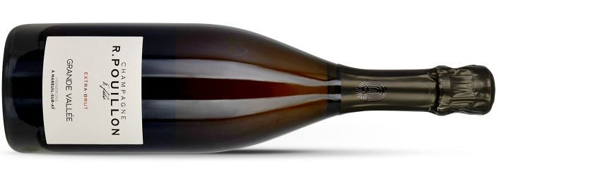 Champagne POUILLON, extra-brut GRANDE VALLÉE