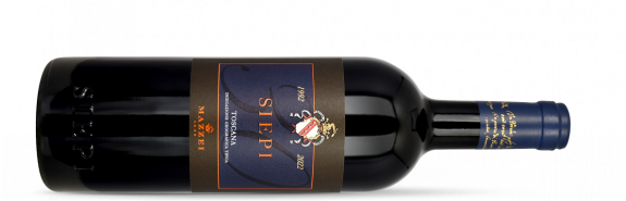  SIEPI, Super Toscan du Castello di Fonterutoli, noté 96-97/100 millésime 2022, un vin puissant et élégant, aux arômes de fruits mûrs et épices, excellent potentiel de garde !  